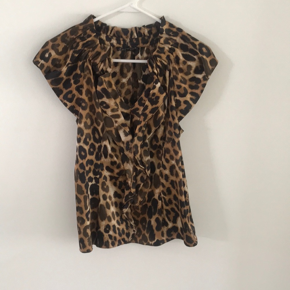 Cheetah print blouse